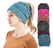 Femme Favs™ - CozyKnit™ Ponytail Beanie - Femme Favs