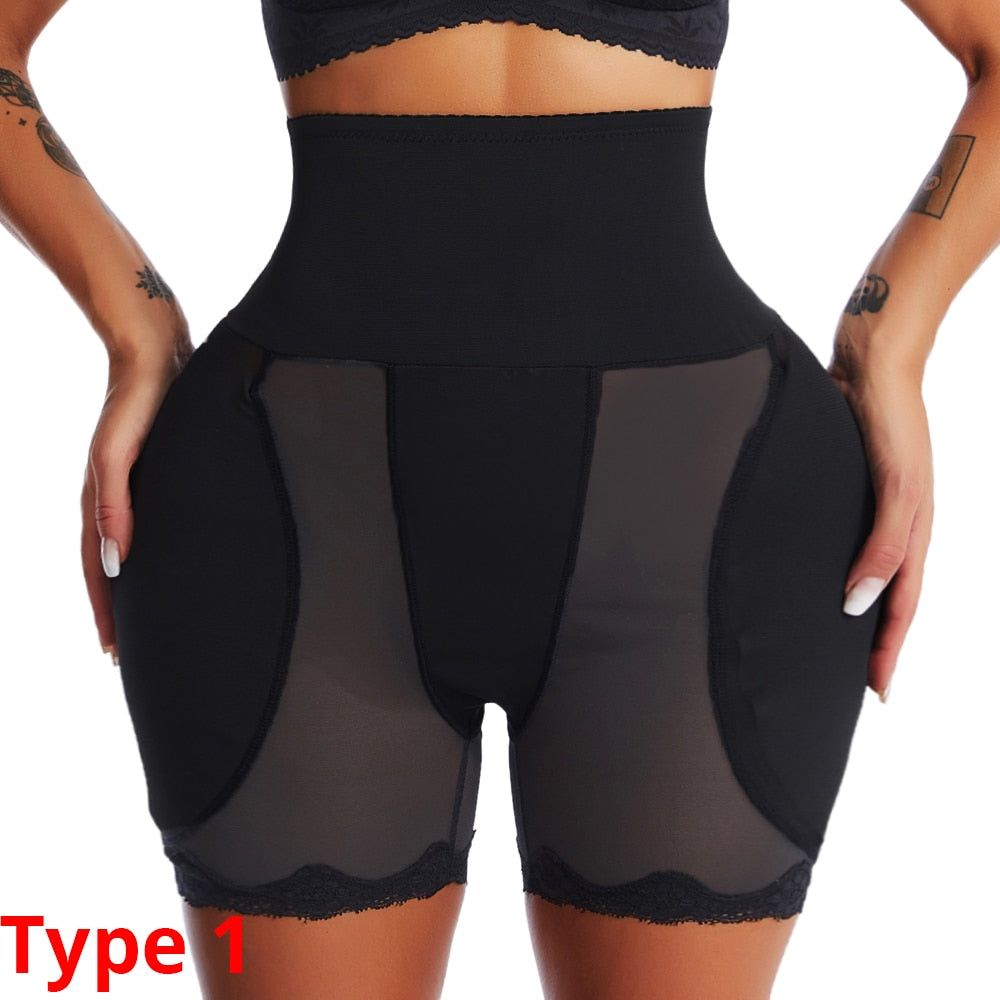 FeelinGirl Shapewear Tummy Control Body Shaper Butt Lifter Thigh Slimmer  Black M - AAA Polymer