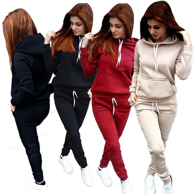 Femme Favs™ - FlexActive™ Hoodie Sportswear Set