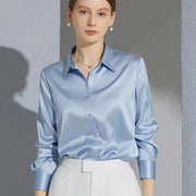 Femme Favs™- SilkStyle™ Satin Blouse - Femme Favs