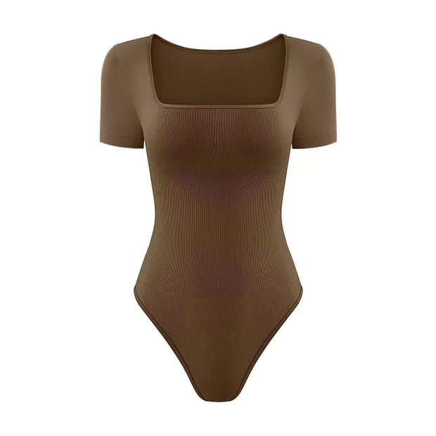 Femme Favs™ - ShapeEssence™ Ribbed Bodysuit