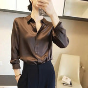 Femme Favs™- SilkStyle™ Satin Blouse - Femme Favs