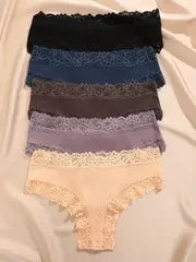 Femme Favs™ - BlossomLace™ Cotton Panties