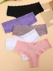 Femme Favs™ - BlossomLace™ Cotton Panties