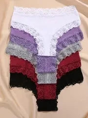 Femme Favs™ - BlossomLace™ Cotton Panties