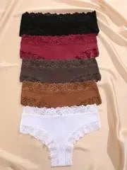 Femme Favs™ - BlossomLace™ Cotton Panties