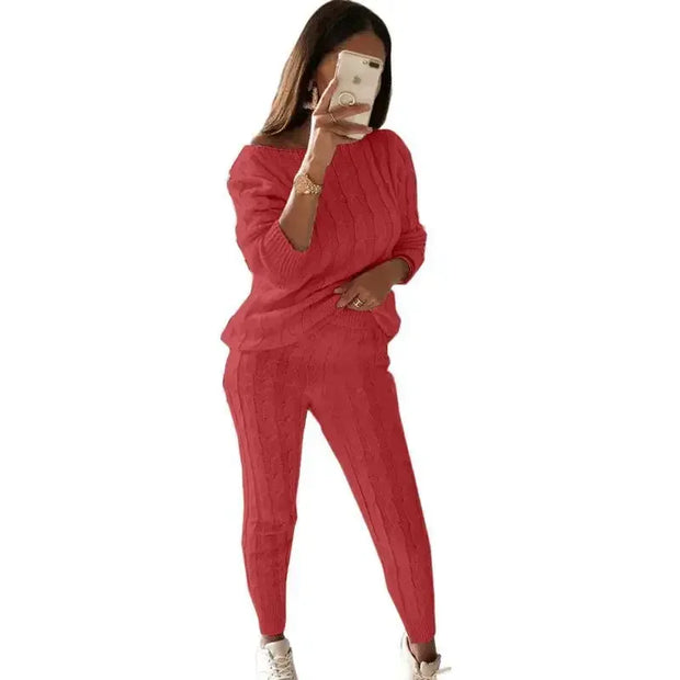 Femme Favs™ - KnitEase™ Tracksuit Set