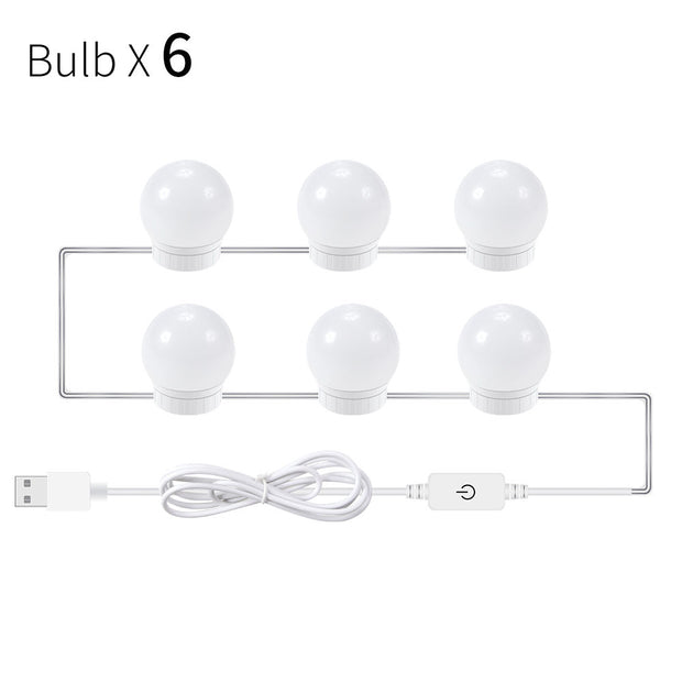 Femme Favs™- USB Touch Switch LED Mirror Light Bulb