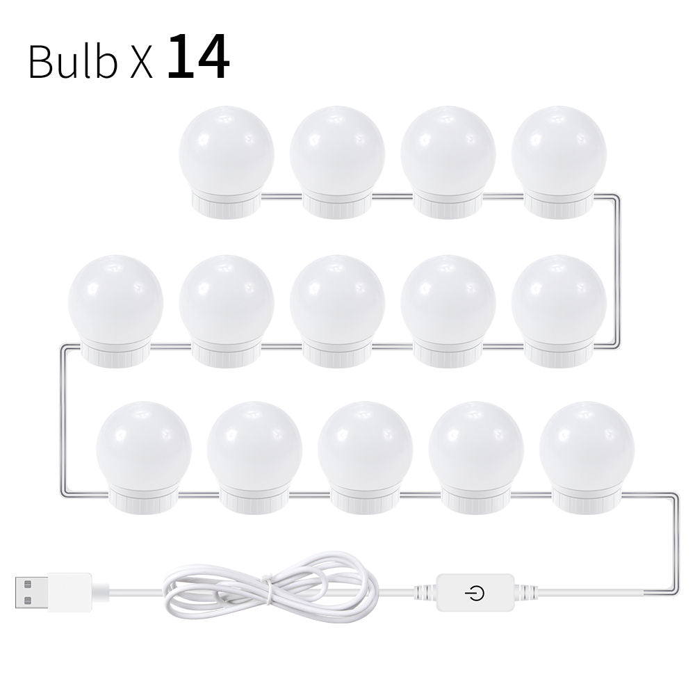 Femme Favs™- USB Touch Switch LED Mirror Light Bulb