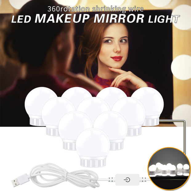 Femme Favs™- USB Touch Switch LED Mirror Light Bulb