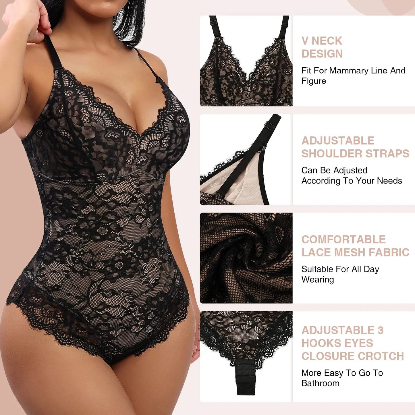 Femme Favs™ - Lace Bodysuit